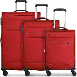 Worldpack Chicago 4 ruote Set di valigie 3 pezzi con piega di espansione  Variante 3