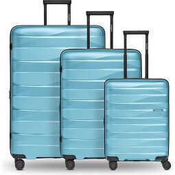 Bergpfeil Set di valigie da viaggio a 4 ruote, 3 pezzi, con ripiegamento elastico  Variante 4