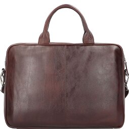 Dermata Cartella in pelle con scomparto per laptop da 39 cm  Variante 1