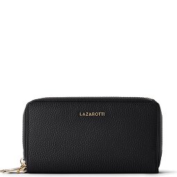 Lazarotti Portafoglio Bologna in pelle XL con doppia chiusura a zip, protezione RFID, 20 cm  Variante 1