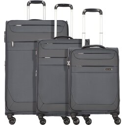 Worldpack Dublin 4 ruote Set di valigie 3 pezzi con piega di espansione  Variante 1