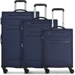 Worldpack Chicago 4 ruote Set di valigie 3 pezzi con piega di espansione  Variante 2
