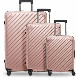 Pactastic Collezione 03 Set di valigie a 4 ruote, 3 pezzi, con piega elastica  Variante 2