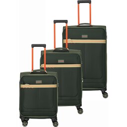 Travelite Color Craze 4 ruote Set di valigie 3 pezzi con piega di espansione  Variante 2