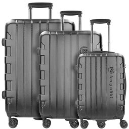 bugatti Galatea 4 Roll Suitcase Set 3pcs.  Variante 2