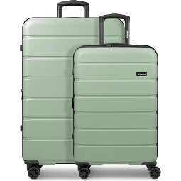 Saxoline Set di valigie Miami a 4 ruote S + L espandibile  Variante 4