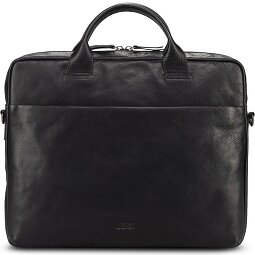 Jost Glasgow Valigetta Vera Pelle 37 cm Vano porta PC  Variante 1