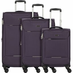 Worldpack Set di valigie Victoria a 4 ruote, 3 pezzi, con ripiegamento elastico  Variante 1