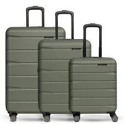 Franky Munich 4.0 Set di valigie a 4 ruote, 3 pezzi con piega elastica  Variante 6
