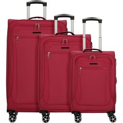Cocoono Monterrey 4 ruote Set di valigie 3 pezzi con piega di espansione  Variante 2
