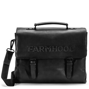 Farmhood Memphis Cartella XXL 3 scomparti in pelle 39 cm