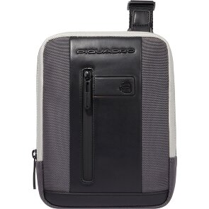 Piquadro Borsa crossbody con tasca per iPad mini in tessuto riciclato