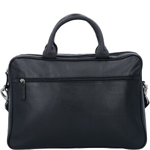 Dermata Cartella in pelle con scomparto per laptop da 40 cm