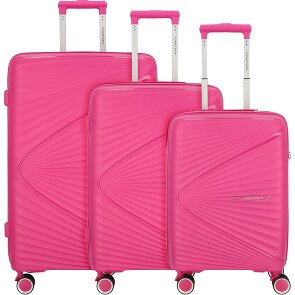 Worldpack Vegas 4 ruote Set di valigie 3 pezzi Worldpack Vegas 4 ruote Set di valigie 3 pezzi