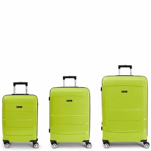 Gabol Midori 4 Roll Suitcase Set 3pcs.