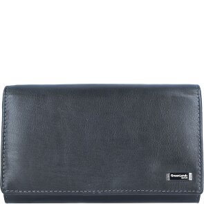 Greenland Nature Portafoglio in nappa nera RFID 16 cm