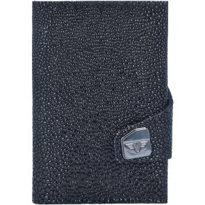 Tru Virtu Click & Slide Sting Custodia per carte di credito in pelle Portafoglio 6,5 cm