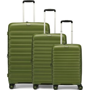 d&n Travel Line 4700 4 ruote Set di valigie 3 pezzi con piega di espansione
