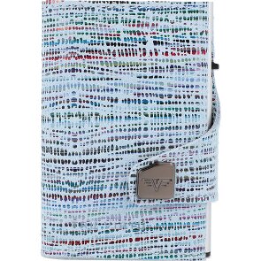 Tru Virtu Custodia per carte di credito RFID in pelle 6,5 cm