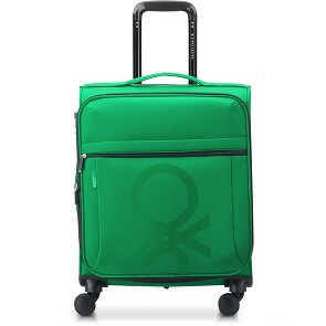 Delsey Paris x Colors Benetton Color Block Trolley da cabina a 4 ruote da 55 cm con piega ad espansione