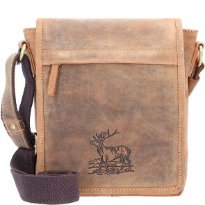 Greenburry Borsa a tracolla vintage in pelle 20 cm