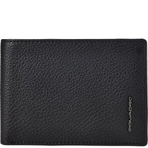 Piquadro Portafoglio Protezione RFID Vera Pelle 13 cm