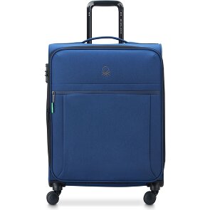 Delsey Paris x United Colors of Benetton BE Trolley a 4 ruote da 65 cm con piega ad espansione