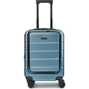 Police Dublin 4 ruote Trolley cabina S 54 cm Vano porta PC espandibile