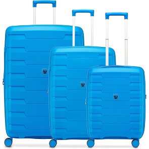 Roncato Skyline 2.0 4 ruote Set di valigie 3 pezzi con piega di espansione
