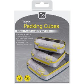 Go Travel Set di cubi da imballaggio per borse 3 pezzi.