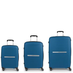 Gabol Shinyuu 4 ruote Set di valigie 3 pezzi con piega di espansione