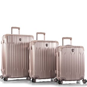 Heys Xtrak 4 ruote Set di valigie 3 pezzi con piega di espansione