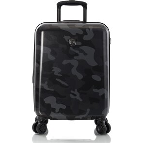 Heys Black Camo 4 ruote Carrello della cabina S 53 cm con piega di espansione