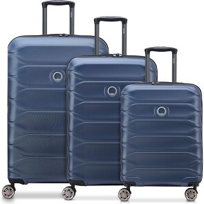 Delsey Paris Meteor 4 ruote Set di valigie 3 pezzi con piega di espansione