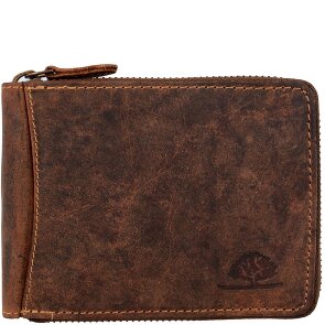 Greenburry Portafoglio vintage in pelle 13 cm