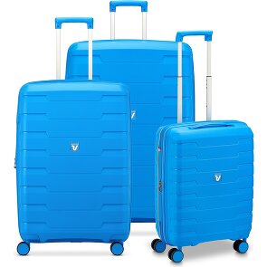 Roncato Skyline 2.0 4 ruote Set di valigie 3 pezzi con piega di espansione