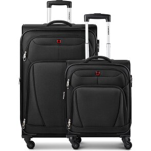 Wenger Beaumont 4 ruote Set di valigie 2 pezzi con piega di espansione