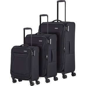 Travelite Chios 4 ruote Set di valigie 3 pezzi espandibile