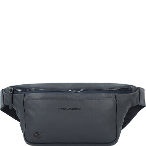 Piquadro Marsupio quadrato nero in pelle 31 cm