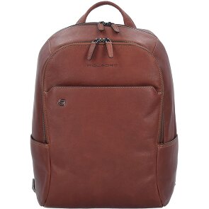 Piquadro Black Square Zaino da lavoro Vera Pelle 39 cm Vano porta PC