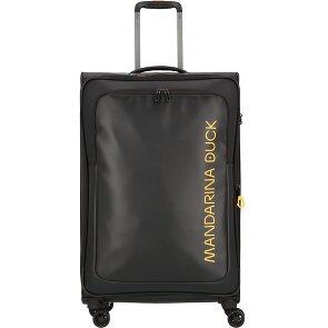 Mandarina Duck Eco Coated 4 ruote Carrello L 78 cm con piega di espansione