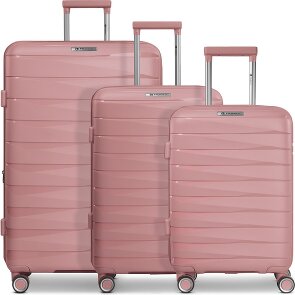 Franky London 4 ruote Set di valigie 3 pezzi espandibile