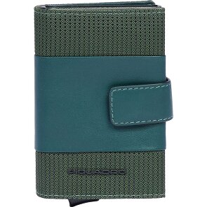 Piquadro PQ-Earth Custodia per carta di credito Protezione RFID Vera Pelle 6.5 cm