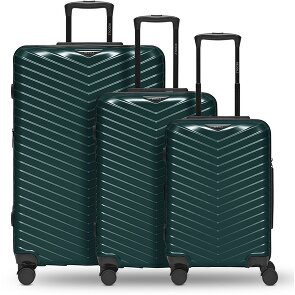 Redolz Essentials 18 4 ruote Set di valigie 3 pezzi con piega di espansione Redolz Essentials 18 4 ruote Set di valigie 3 pezzi con piega di espansione