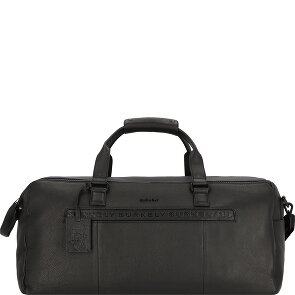 Burkely Minimal Mason Borsa da viaggio Weekender Vera Pelle 57 cm