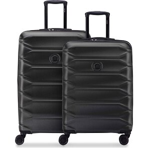 Delsey Paris Set di valigie Meteor a 4 ruote M+L espandibile