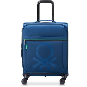 Delsey Paris x Colors Benetton Color Block Trolley da cabina a 4 ruote da 55 cm con piega ad espansione Delsey Paris x Colors Benetton Color Block Trolley da cabina a 4 ruote da 55 cm con piega ad espansione