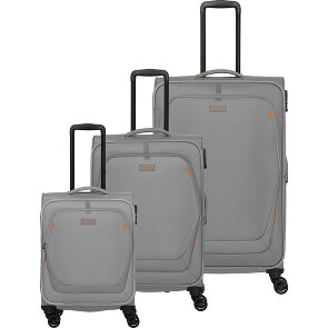 Travelite Umbria 4 ruote Set di valigie 3 pezzi con piega di espansione