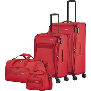 Travelite Chios 4 ruote Set di valigie 4 pezzi con piega di espansione Travelite Chios 4 ruote Set di valigie 4 pezzi con piega di espansione