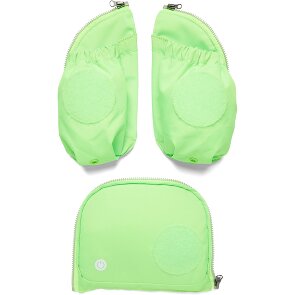 Ergobag Accessori Tasche laterali di sicurezza a led fluo Set 3 pezzi.